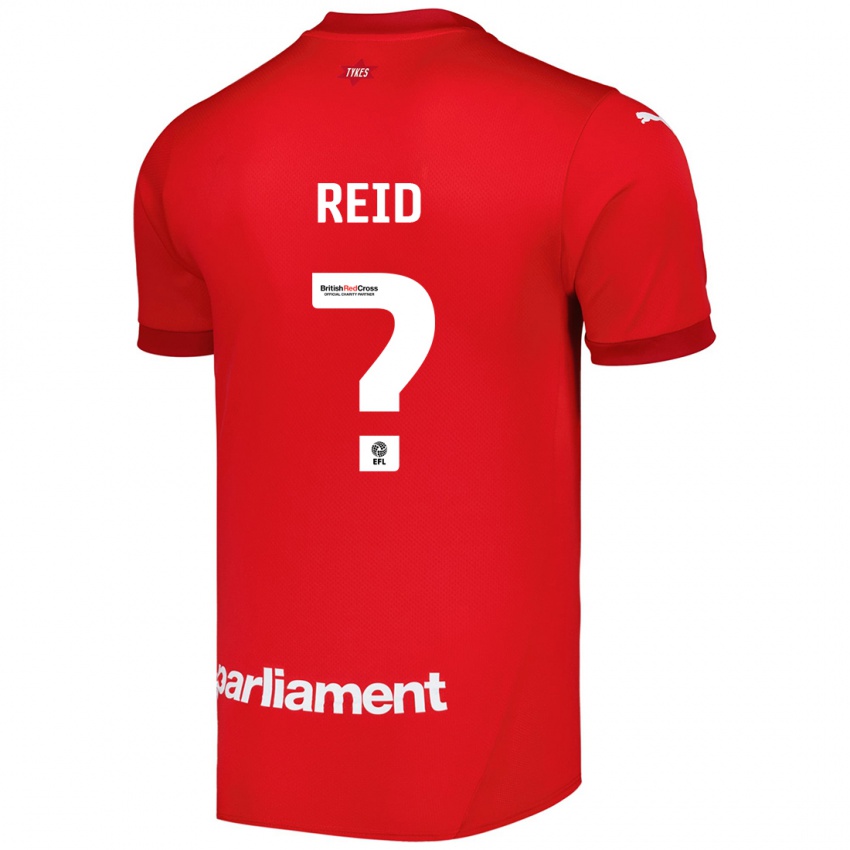 Børn Kallum Reid #0 Rød Hjemmebane Spillertrøjer 2024/25 Trøje T-Shirt