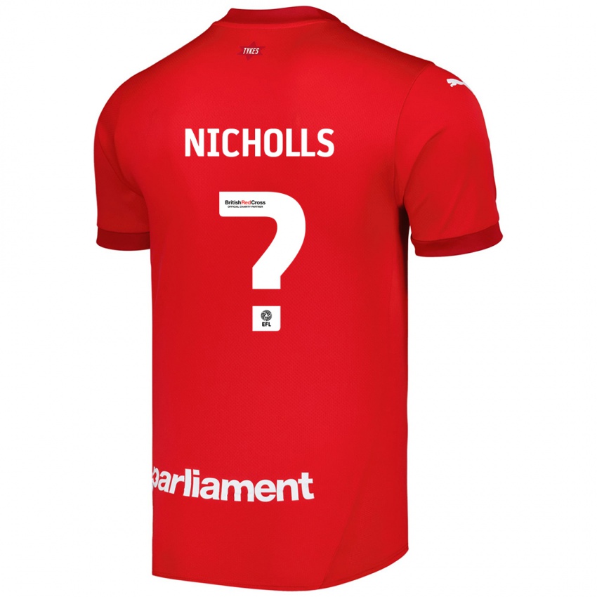 Børn Kirstie Nicholls #0 Rød Hjemmebane Spillertrøjer 2024/25 Trøje T-Shirt