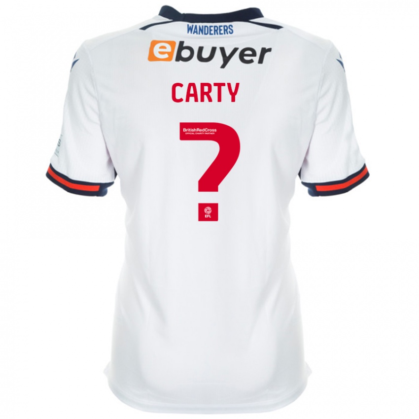 Børn Conor Carty #0 Hvid Hjemmebane Spillertrøjer 2024/25 Trøje T-Shirt