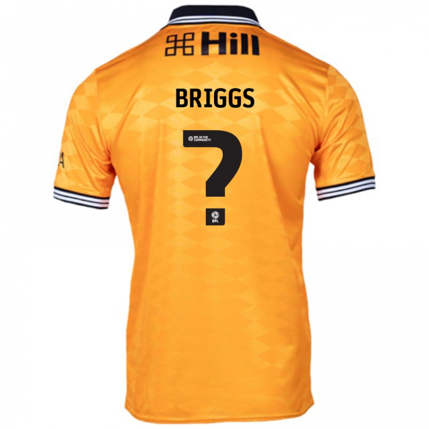 Børn Jj Briggs #0 Orange Hjemmebane Spillertrøjer 2024/25 Trøje T-Shirt