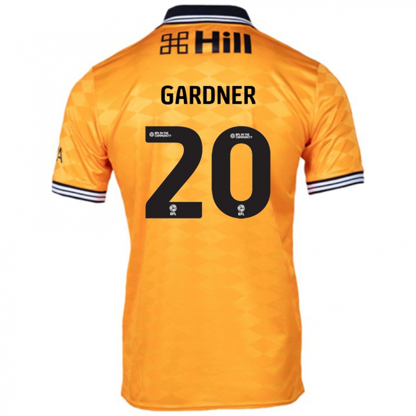 Børn Gary Gardner #20 Orange Hjemmebane Spillertrøjer 2024/25 Trøje T-Shirt