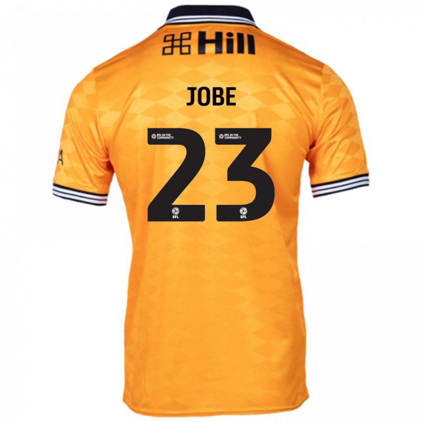 Børn Mamadou Jobe #23 Orange Hjemmebane Spillertrøjer 2024/25 Trøje T-Shirt