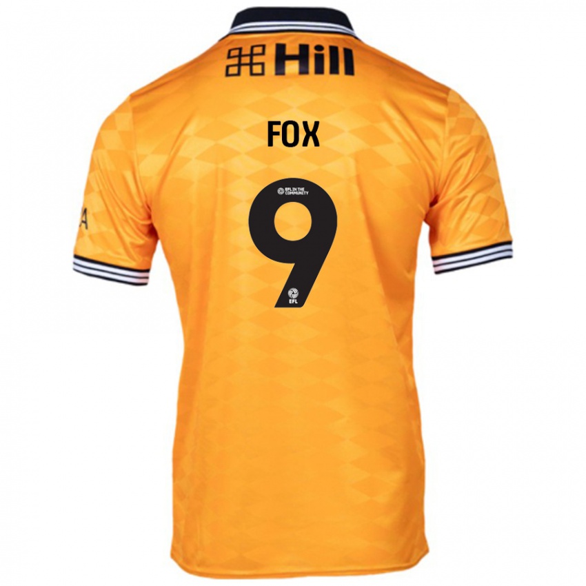 Børn Ruth Fox #9 Orange Hjemmebane Spillertrøjer 2024/25 Trøje T-Shirt