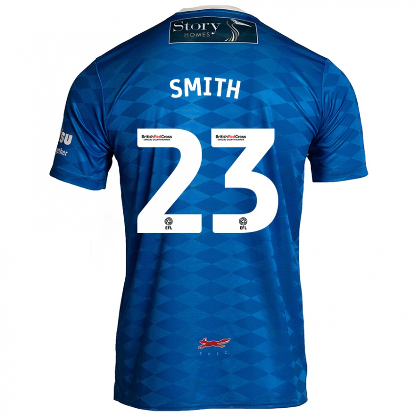 Børn Jude Smith #23 Blå Hjemmebane Spillertrøjer 2024/25 Trøje T-Shirt