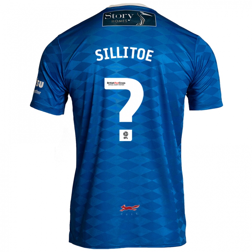 Børn Casey Sillitoe #0 Blå Hjemmebane Spillertrøjer 2024/25 Trøje T-Shirt