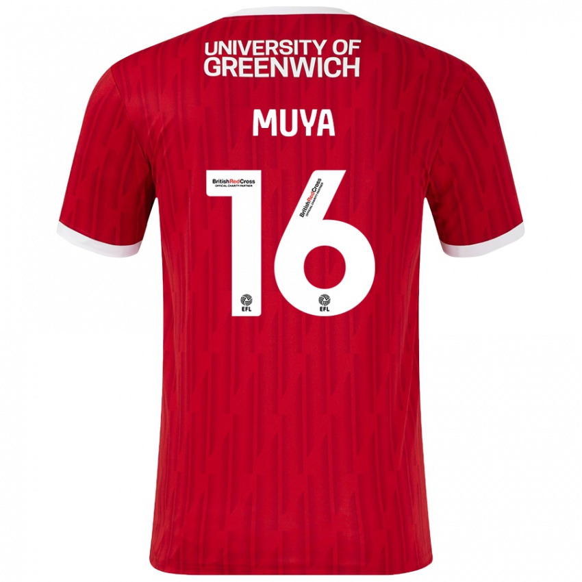 Børn Karin Muya #16 Rød Hvid Hjemmebane Spillertrøjer 2024/25 Trøje T-Shirt