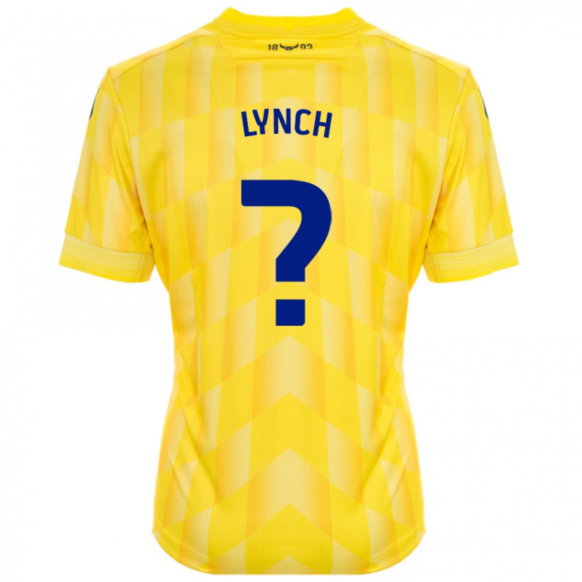 Børn Bobby Lynch #0 Gul Hjemmebane Spillertrøjer 2024/25 Trøje T-Shirt