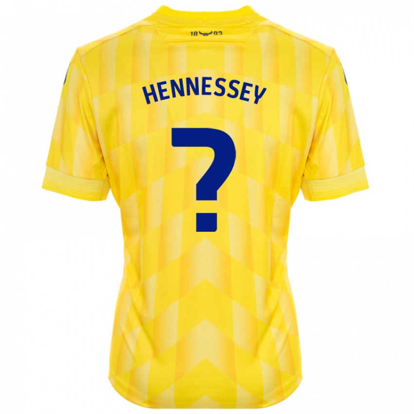 Børn Laura Hennessey #0 Gul Hjemmebane Spillertrøjer 2024/25 Trøje T-Shirt