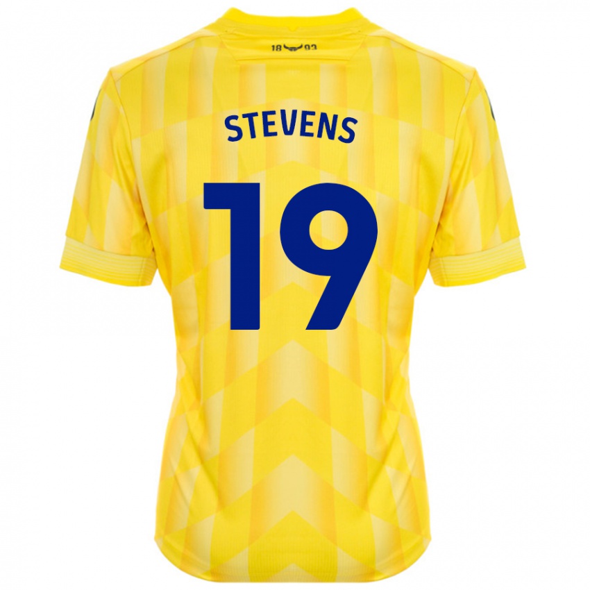 Børn Lily Stevens #19 Gul Hjemmebane Spillertrøjer 2024/25 Trøje T-Shirt