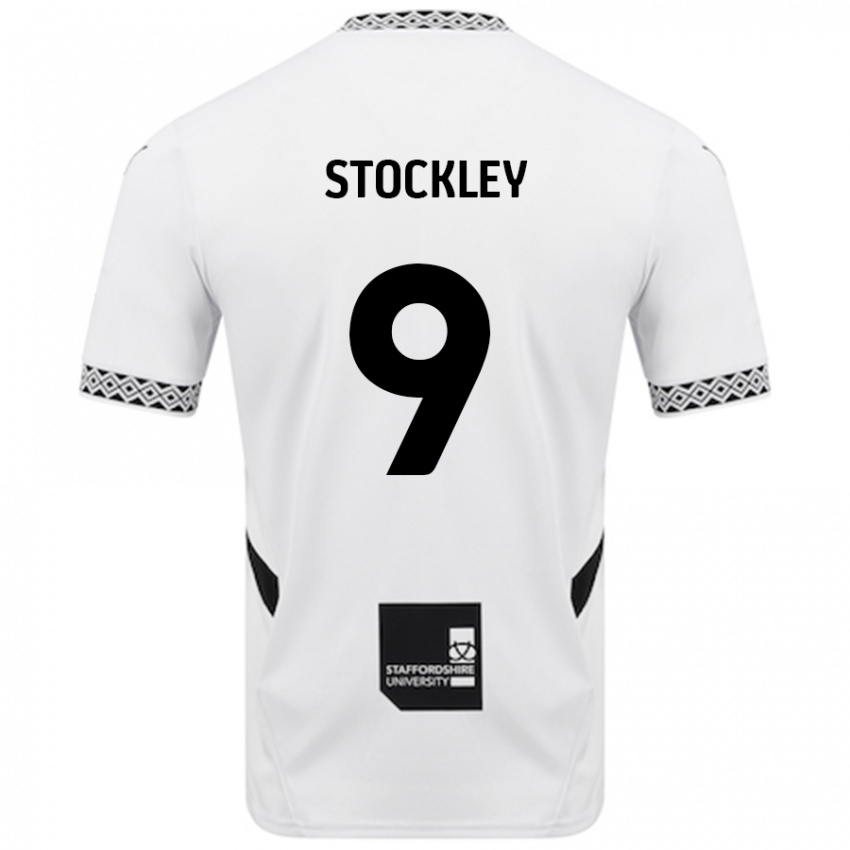 Børn Jayden Stockley #9 Hvid Hjemmebane Spillertrøjer 2024/25 Trøje T-Shirt