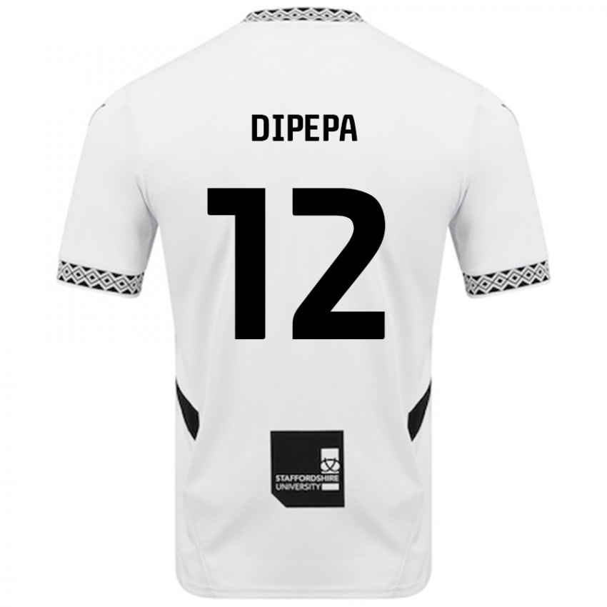 Børn Baylee Dipepa #12 Hvid Hjemmebane Spillertrøjer 2024/25 Trøje T-Shirt