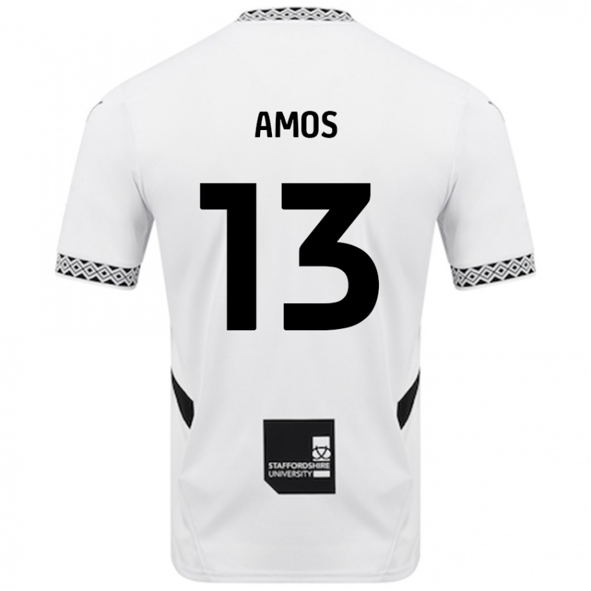 Børn Ben Amos #13 Hvid Hjemmebane Spillertrøjer 2024/25 Trøje T-Shirt