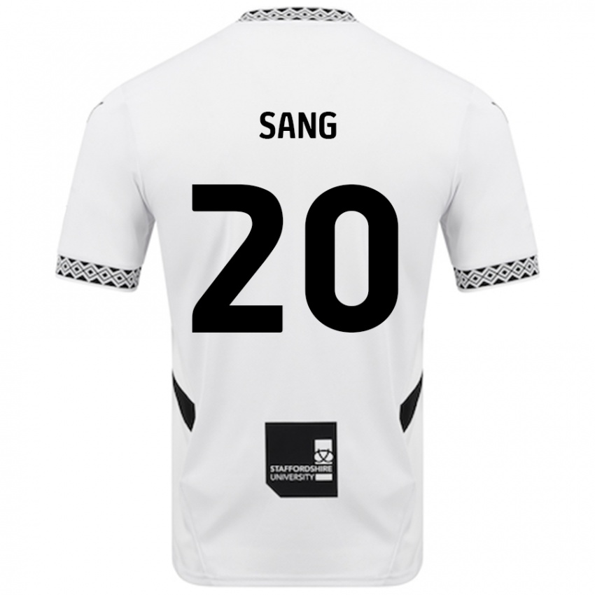 Børn Tom Sang #20 Hvid Hjemmebane Spillertrøjer 2024/25 Trøje T-Shirt