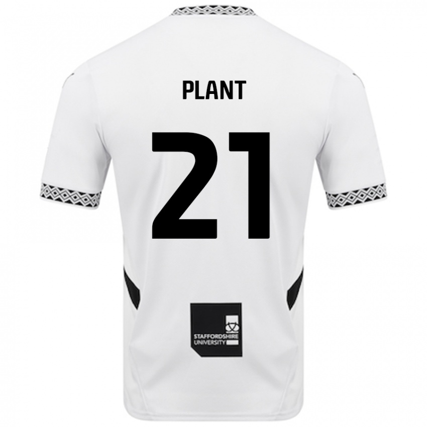 Børn James Plant #21 Hvid Hjemmebane Spillertrøjer 2024/25 Trøje T-Shirt