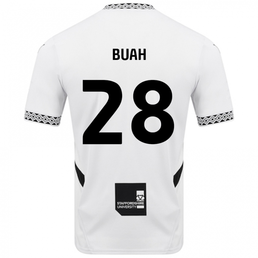 Børn Andrew Buah #28 Hvid Hjemmebane Spillertrøjer 2024/25 Trøje T-Shirt