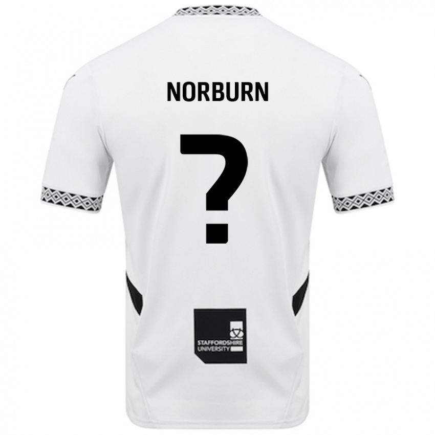 Børn Dylan Norburn #0 Hvid Hjemmebane Spillertrøjer 2024/25 Trøje T-Shirt