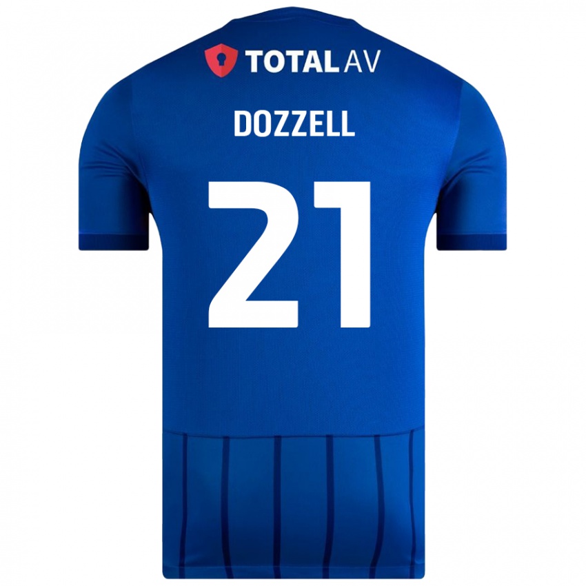 Børn Andre Dozzell #21 Blå Hjemmebane Spillertrøjer 2024/25 Trøje T-Shirt