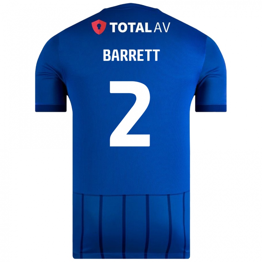 Børn Nicole Barrett #2 Blå Hjemmebane Spillertrøjer 2024/25 Trøje T-Shirt