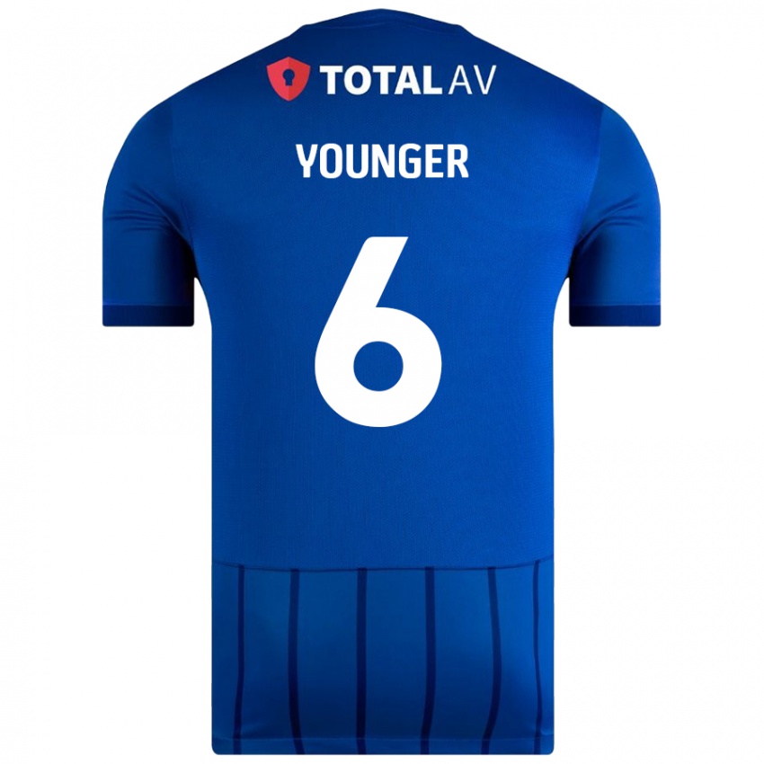 Børn Jazz Younger #6 Blå Hjemmebane Spillertrøjer 2024/25 Trøje T-Shirt