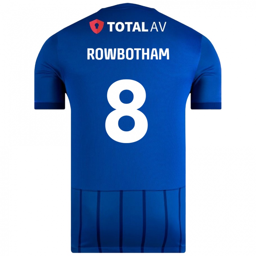 Børn Ava Rowbotham #8 Blå Hjemmebane Spillertrøjer 2024/25 Trøje T-Shirt