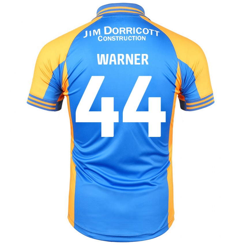 Børn James Warner #44 Blå Rav Hjemmebane Spillertrøjer 2024/25 Trøje T-Shirt