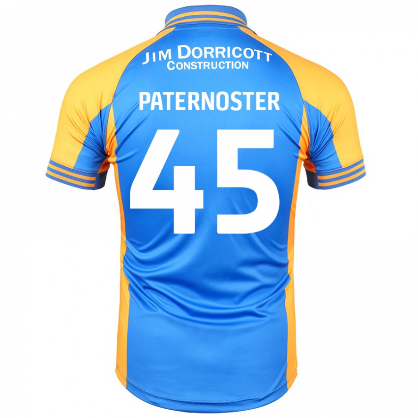 Børn Vladimir Paternoster #45 Blå Rav Hjemmebane Spillertrøjer 2024/25 Trøje T-Shirt