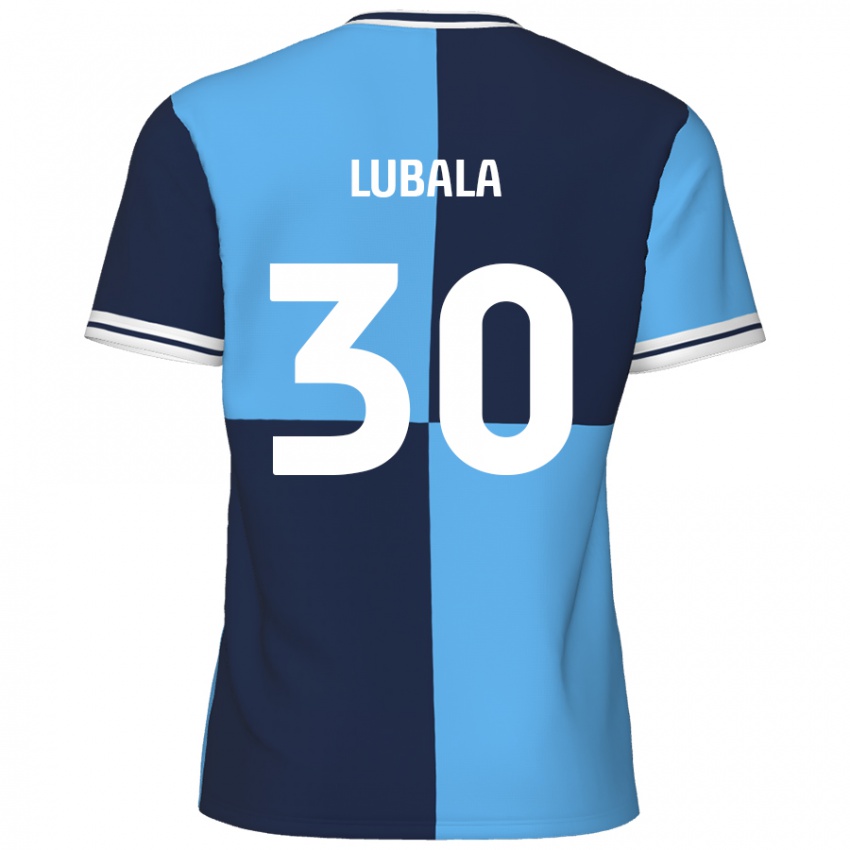 Børn Bez Lubala #30 Himmelblå Mørkeblå Hjemmebane Spillertrøjer 2024/25 Trøje T-Shirt