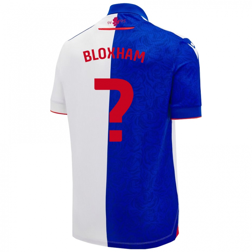 Børn Tom Bloxham #0 Himmelblå Hvid Hjemmebane Spillertrøjer 2024/25 Trøje T-Shirt