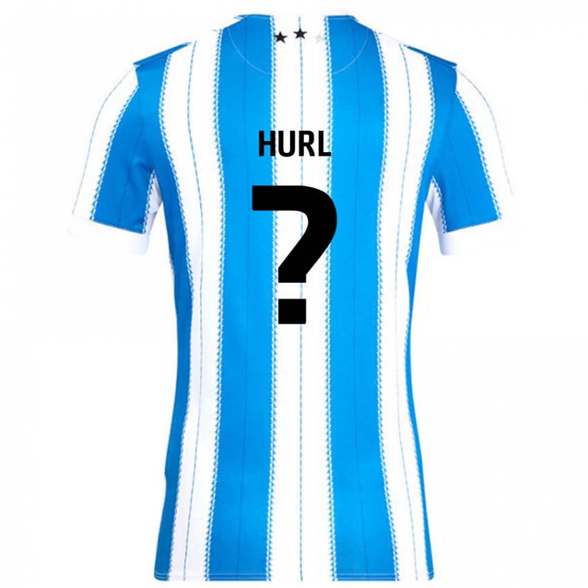 Børn Francis Hurl #0 Blå Hvid Hjemmebane Spillertrøjer 2024/25 Trøje T-Shirt