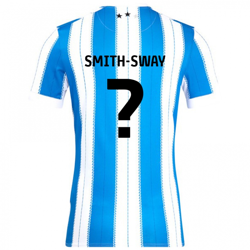 Børn Jay Smith-Sway #0 Blå Hvid Hjemmebane Spillertrøjer 2024/25 Trøje T-Shirt