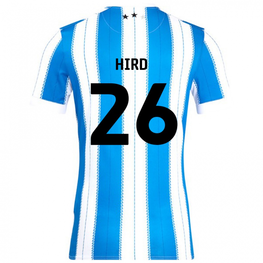 Børn Kayley Hird #26 Blå Hvid Hjemmebane Spillertrøjer 2024/25 Trøje T-Shirt