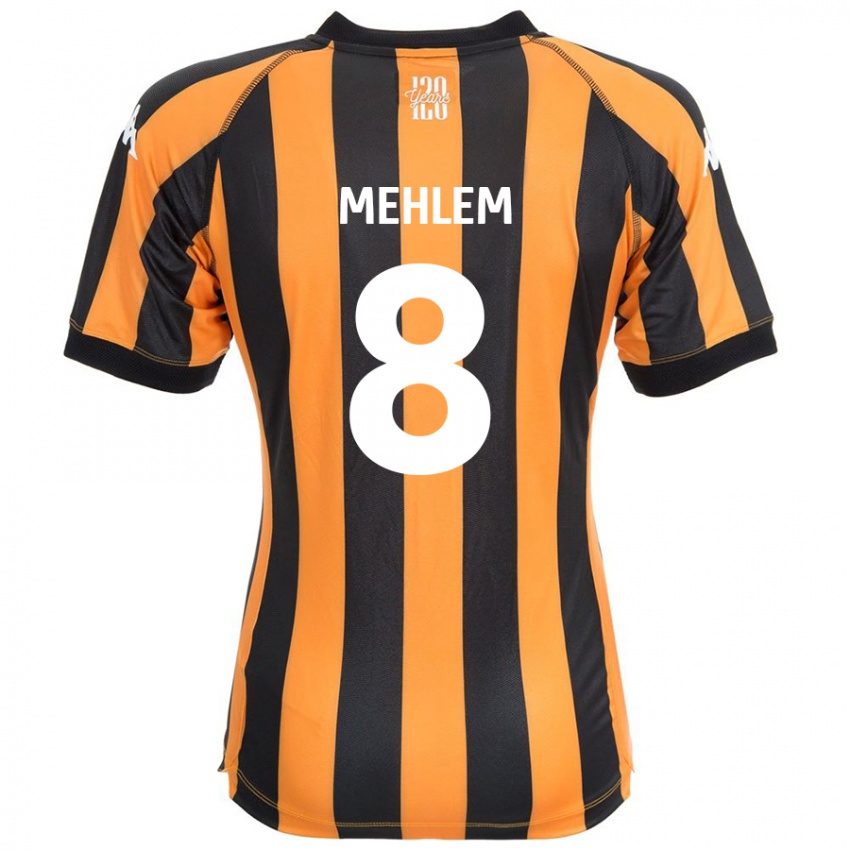 Børn Marvin Mehlem #8 Sort Rav Hjemmebane Spillertrøjer 2024/25 Trøje T-Shirt