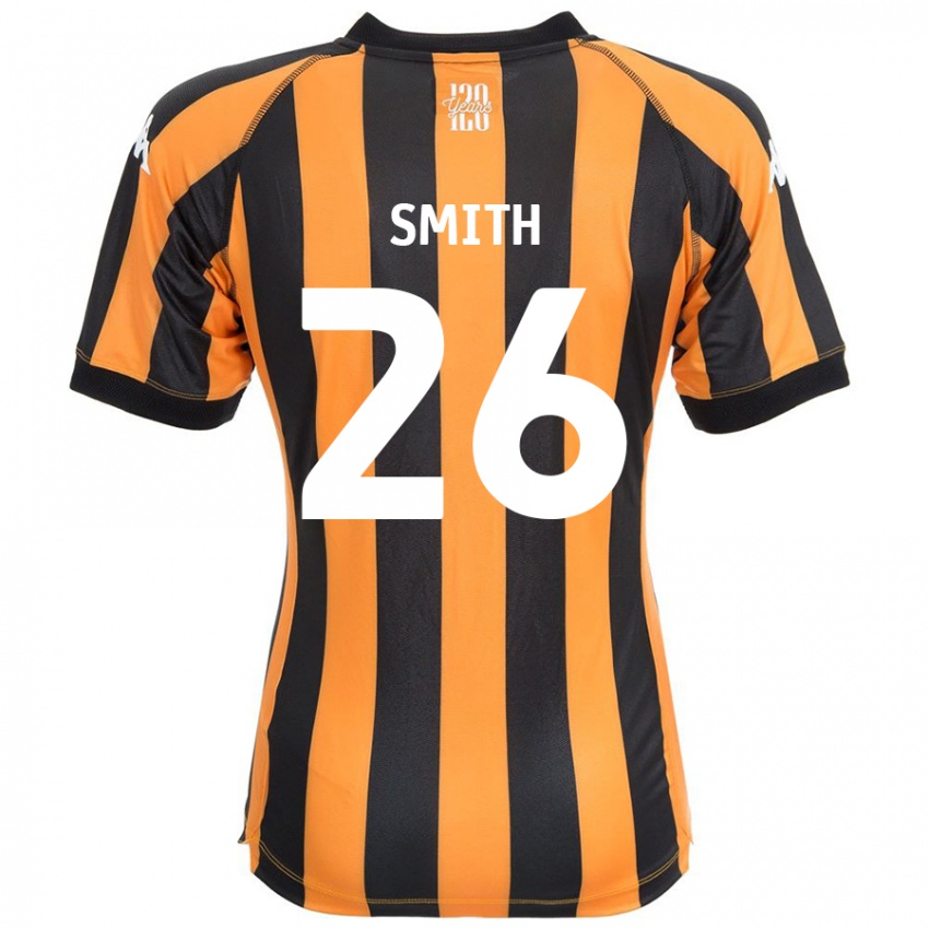 Børn Andy Smith #26 Sort Rav Hjemmebane Spillertrøjer 2024/25 Trøje T-Shirt