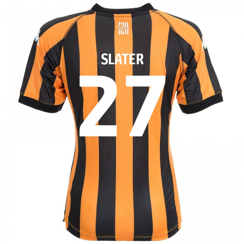 Børn Regan Slater #27 Sort Rav Hjemmebane Spillertrøjer 2024/25 Trøje T-Shirt