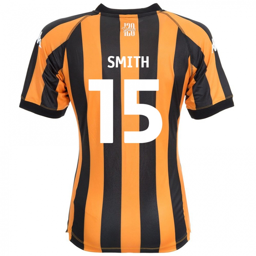 Børn Suey Smith #15 Sort Rav Hjemmebane Spillertrøjer 2024/25 Trøje T-Shirt