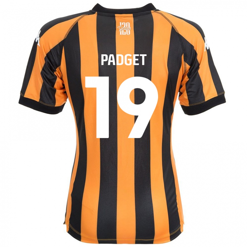 Børn Bethany Padget #19 Sort Rav Hjemmebane Spillertrøjer 2024/25 Trøje T-Shirt