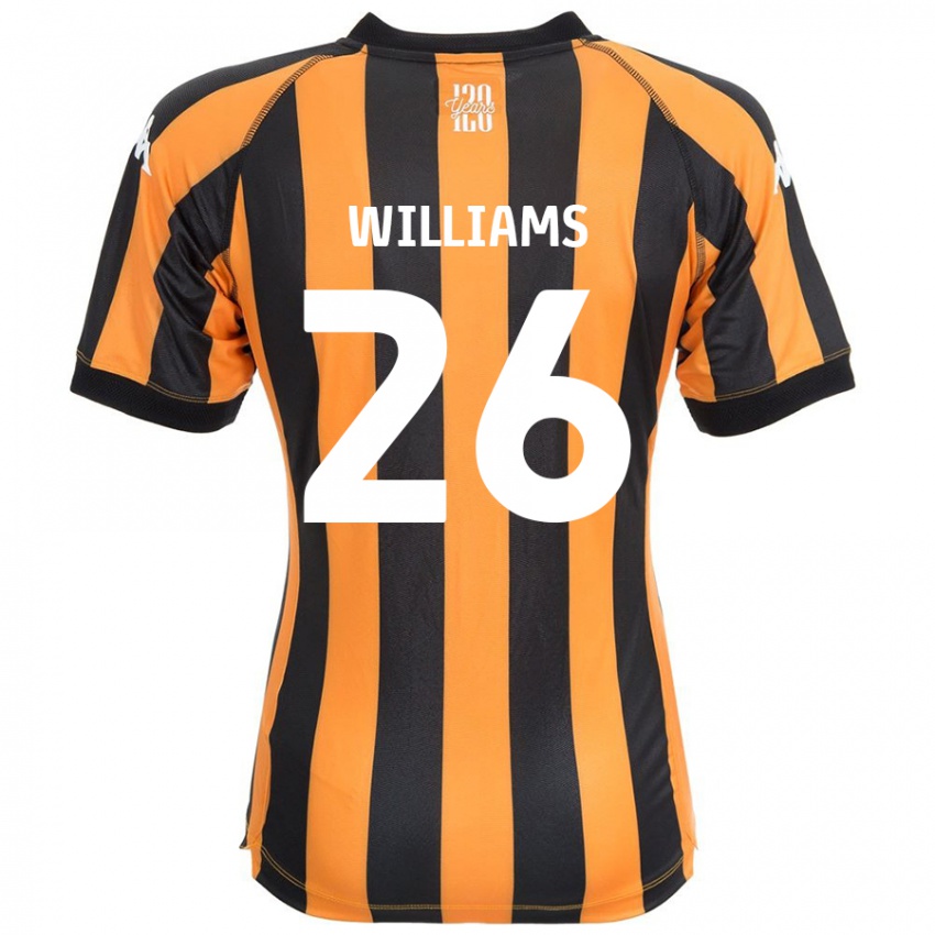 Børn Annabel Williams #26 Sort Rav Hjemmebane Spillertrøjer 2024/25 Trøje T-Shirt