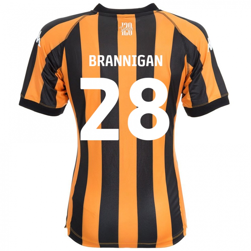 Børn Aoife Brannigan #28 Sort Rav Hjemmebane Spillertrøjer 2024/25 Trøje T-Shirt