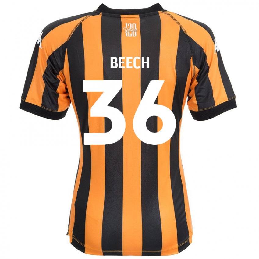 Børn Amy Beech #36 Sort Rav Hjemmebane Spillertrøjer 2024/25 Trøje T-Shirt