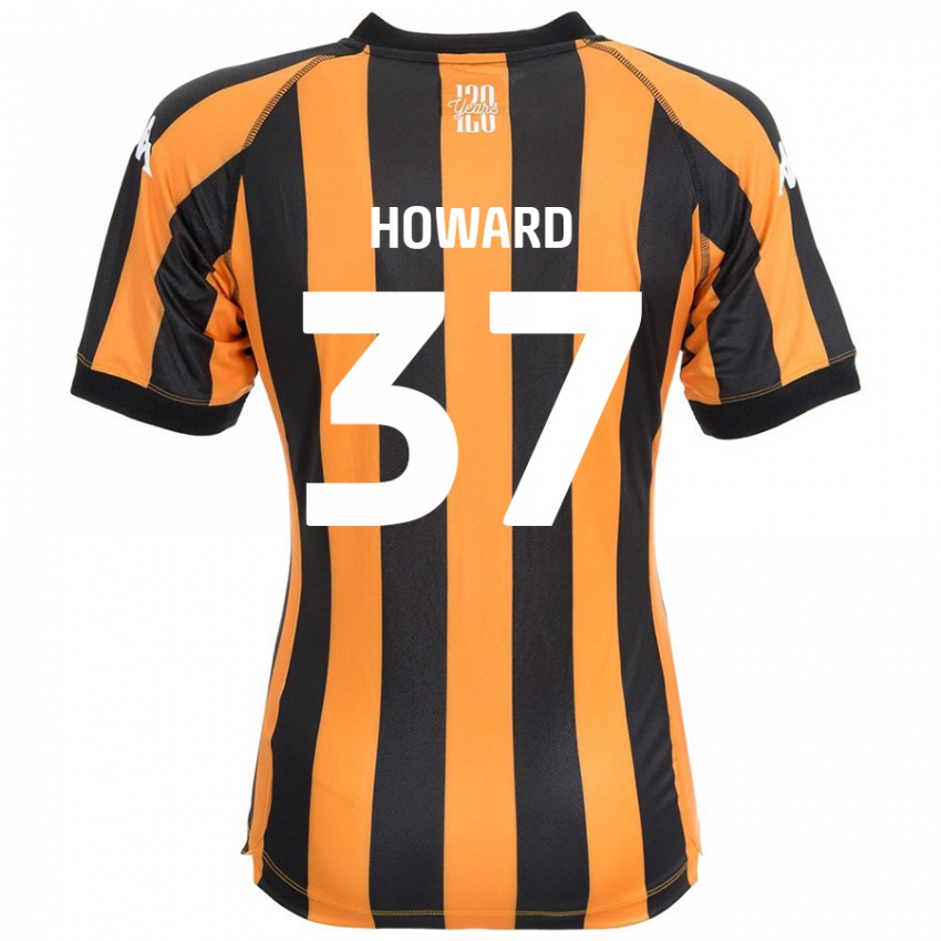 Børn Scarlet Howard #37 Sort Rav Hjemmebane Spillertrøjer 2024/25 Trøje T-Shirt