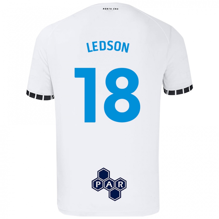 Børn Ryan Ledson #18 Hvid Hjemmebane Spillertrøjer 2024/25 Trøje T-Shirt