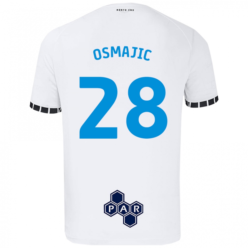 Børn Milutin Osmajic #28 Hvid Hjemmebane Spillertrøjer 2024/25 Trøje T-Shirt