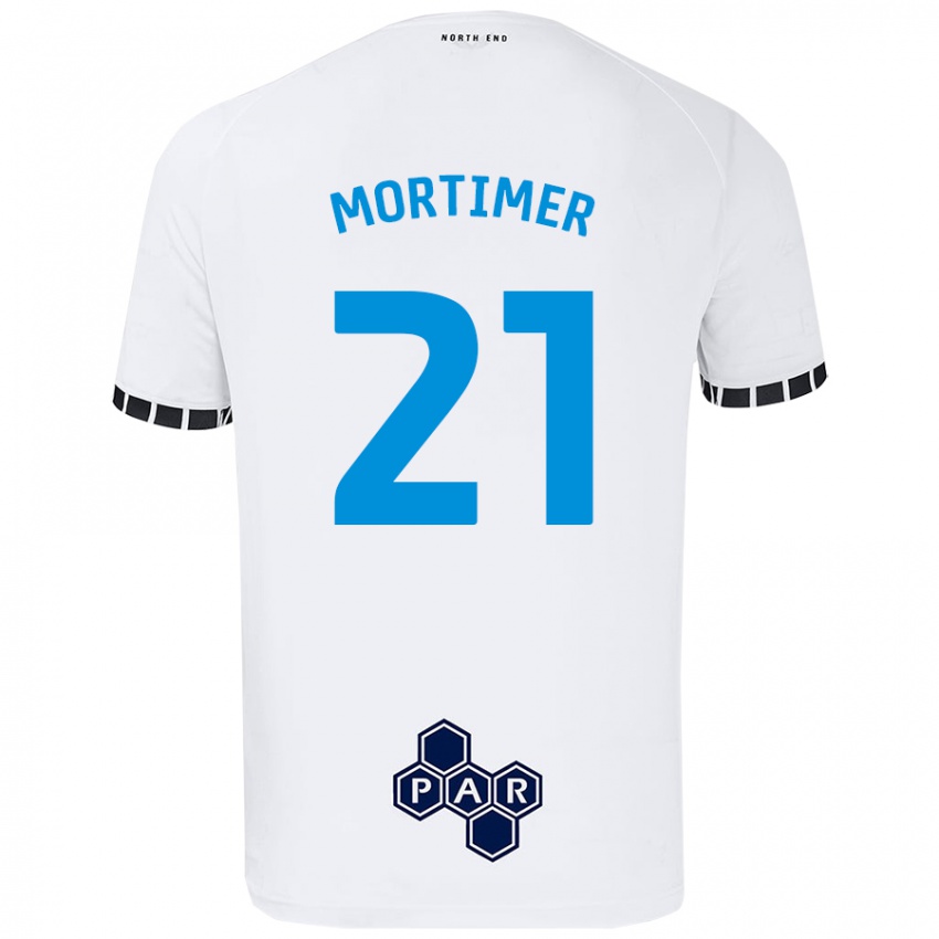 Børn Jodie Mortimer #21 Hvid Hjemmebane Spillertrøjer 2024/25 Trøje T-Shirt