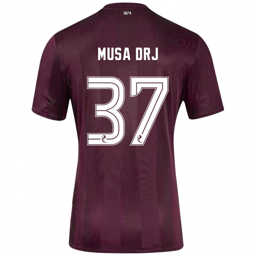 Børn Musa Drammeh #37 Bourgogne Hjemmebane Spillertrøjer 2024/25 Trøje T-Shirt