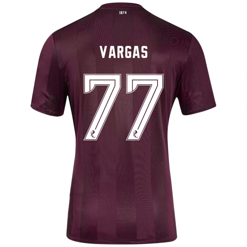 Børn Kenneth Vargas #77 Bourgogne Hjemmebane Spillertrøjer 2024/25 Trøje T-Shirt