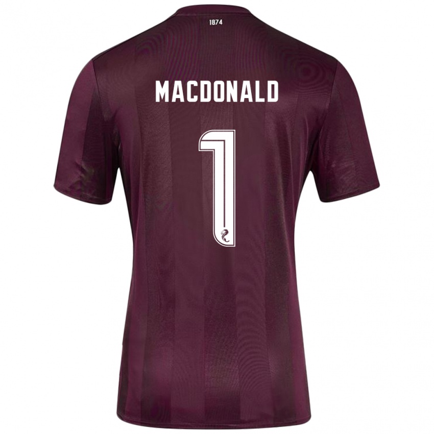 Børn Jamie Macdonald #1 Bourgogne Hjemmebane Spillertrøjer 2024/25 Trøje T-Shirt