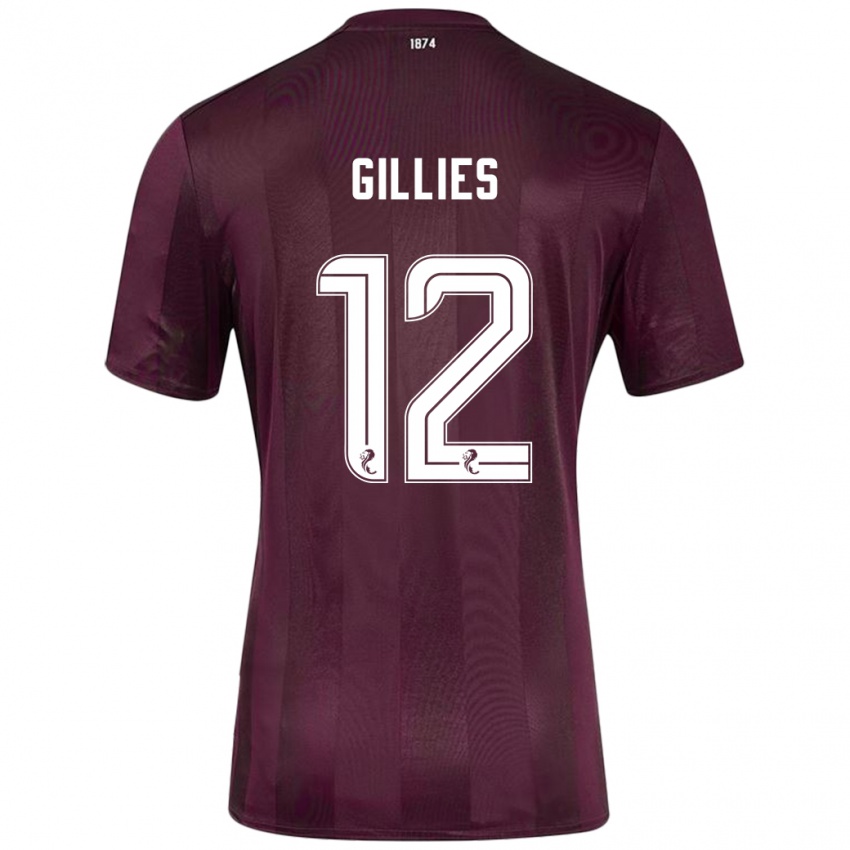 Børn Matthew Gillies #12 Bourgogne Hjemmebane Spillertrøjer 2024/25 Trøje T-Shirt