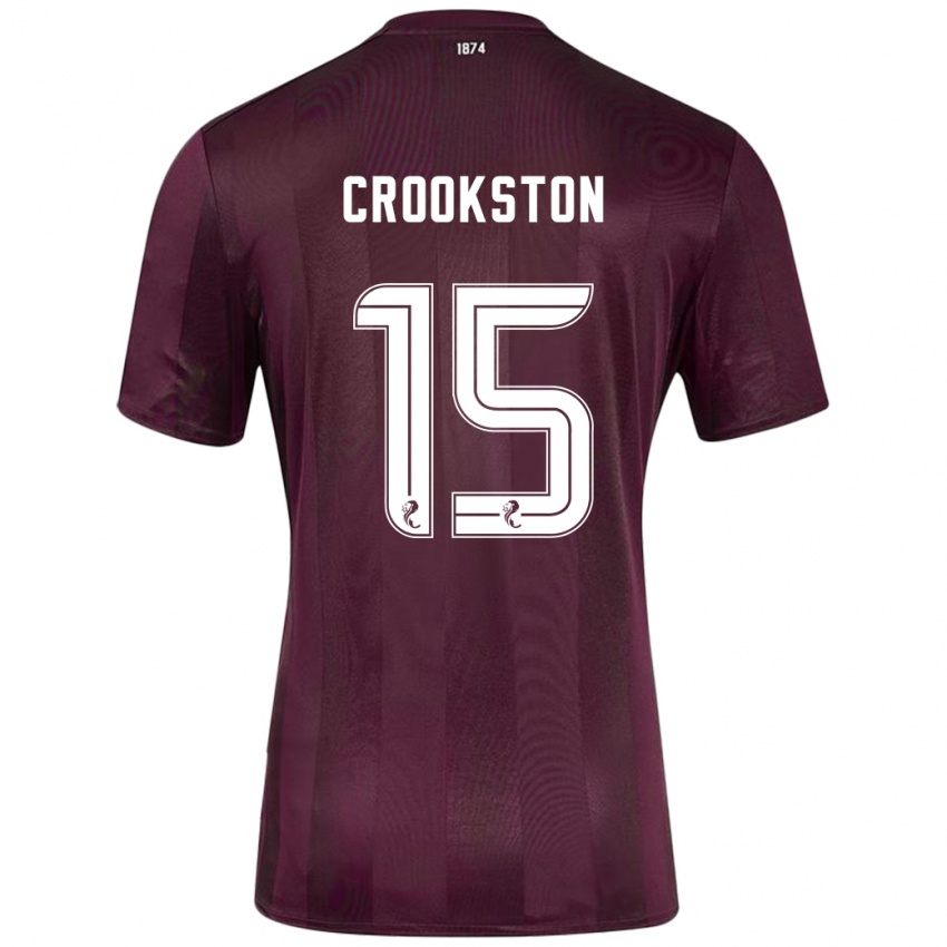 Børn Gregor Crookston #15 Bourgogne Hjemmebane Spillertrøjer 2024/25 Trøje T-Shirt