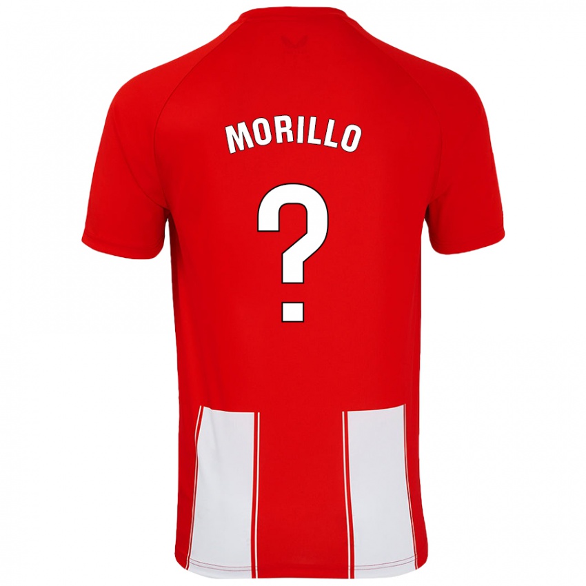 Børn Manu Morillo #0 Rød Hvid Hjemmebane Spillertrøjer 2024/25 Trøje T-Shirt