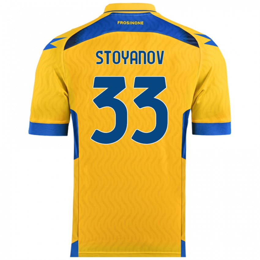 Børn Steliyan Stoyanov #33 Gul Hjemmebane Spillertrøjer 2024/25 Trøje T-Shirt